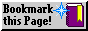 a grey button with black text that reads 'Bookmark this Page!' with pixel art of a book that has a bookmark in it on the right